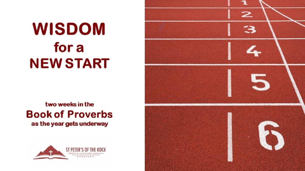Proverbs - Wisdom for a New Start 